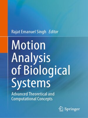 cover image of Motion Analysis of Biological Systems